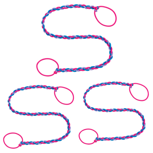 Rip Tie 3mm Tangle Free Hair Tie Sunset 3-Pack