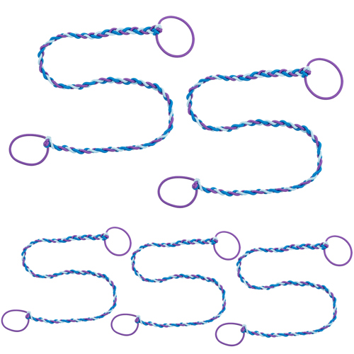 Rip Tie 3mm Tangle Free Hair Tie Rippled Water 5-Pack