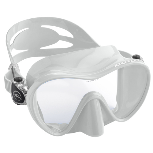 Rapido Active Frameless Single Lens Mask Pastel White
