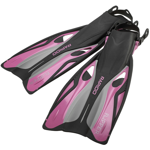 Rapido Flipper Open Heel Fins