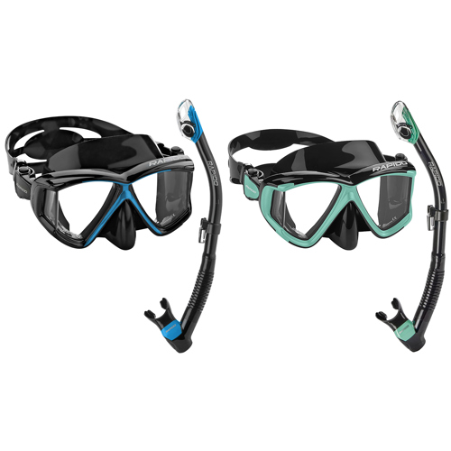 HOKULEA SPARKLING MASK 40ml 2個セット Rapido Panto-180 Four Lens Mask and Snorkel Set