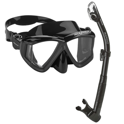 Rapido Panto-180 Four Lens Mask and Snorkel Combo