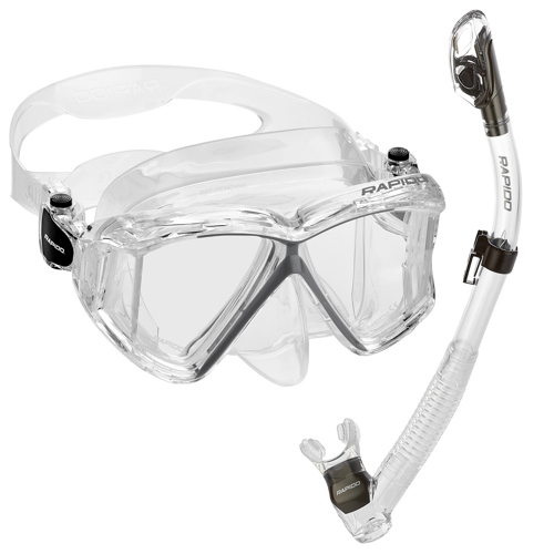 Rapido Panto-180 Four Lens Mask and Snorkel Combo