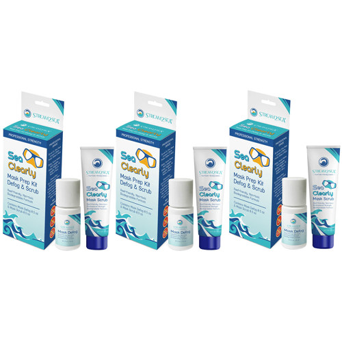 Stream2Sea Sea Clearly Mask Prep Kit Defog & Scrub