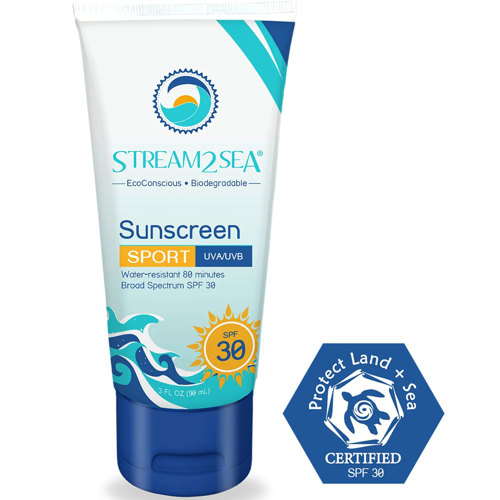 Stream2Sea Sunscreen Sport SPF 30, 3 fl. oz. (90 ml)
