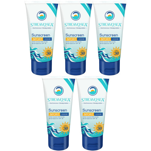 Stream2Sea Sunscreen Sport SPF 30, 3 fl. oz. (90 ml)