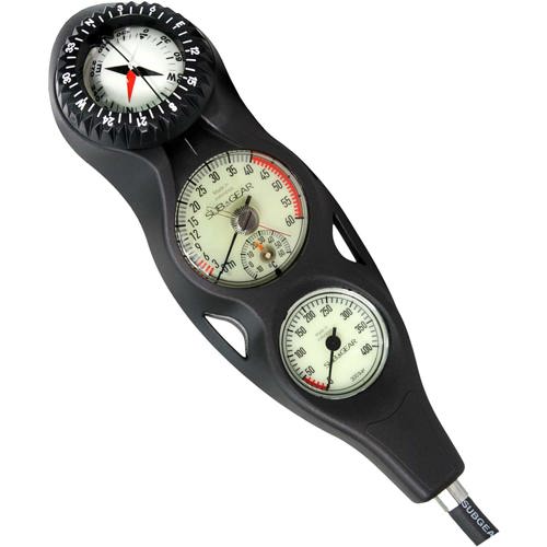 Sub Gear 3 Gauge In-Line Console, Metric 805.811.713 - Scuba