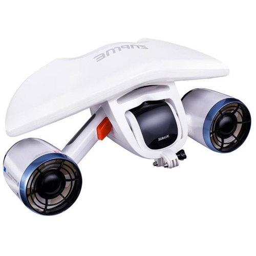 Sublue White Shark Mix Underwater Scooter with Floater