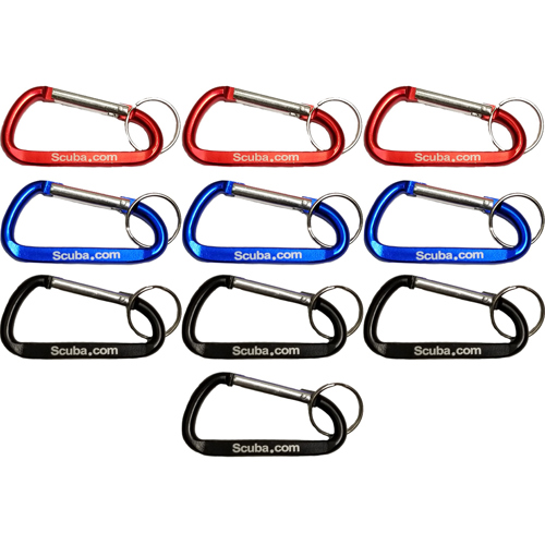Scuba.com Carabiner Multicolor 10-Pack