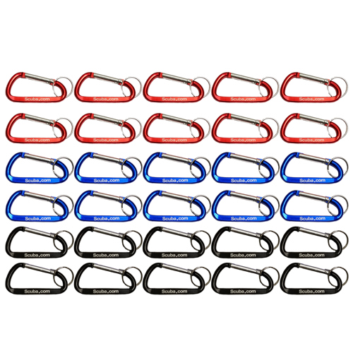 Scuba.com Carabiner Multicolor 30-Pack