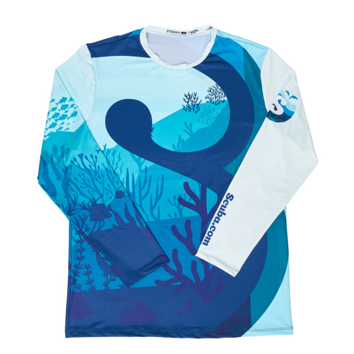 Scuba Diving, Surfing & More - Men’s Ocean Rash Guard - Diving Is Life 2XL Scuba Diving, Surfing & More - Men’s Ocean Rash Guard - Diving Is Life 2XL