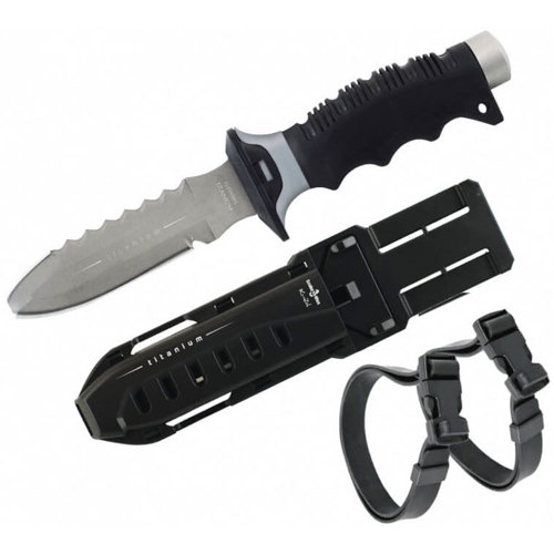 Scuba Max Titanium Dive Knife Scuba