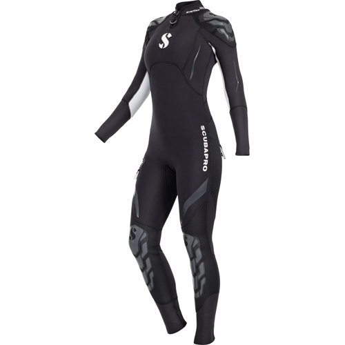 Scubapro EverFlex Steamer 3/2mm Women's Wetsuit, Black/White