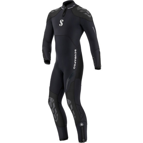 Scubapro Everflex Steamer 7/5mm Men's Wetsuit, Black