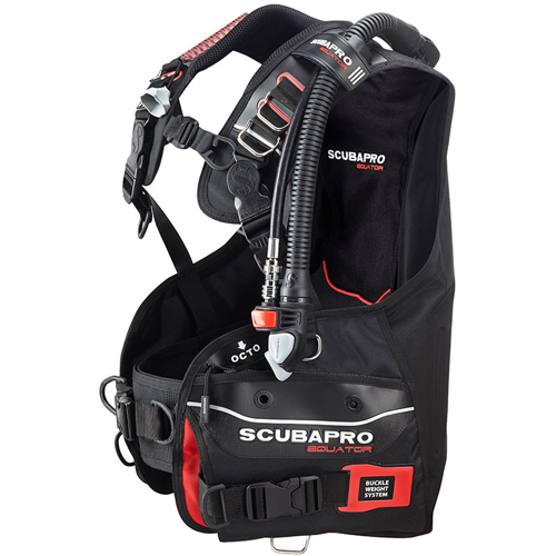 Scubapro Equator BCD, Black/Red