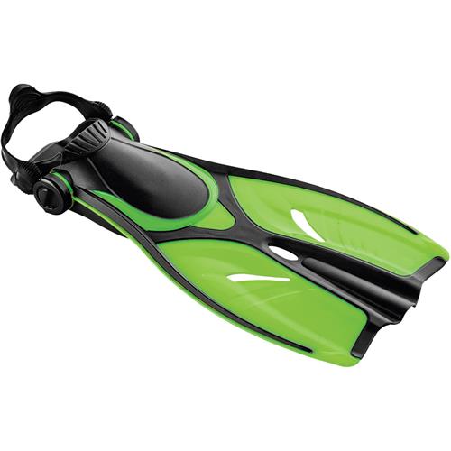 Black/Yellow Short Adjustable Fins Snorkeling Versatile Open Medium/Large 