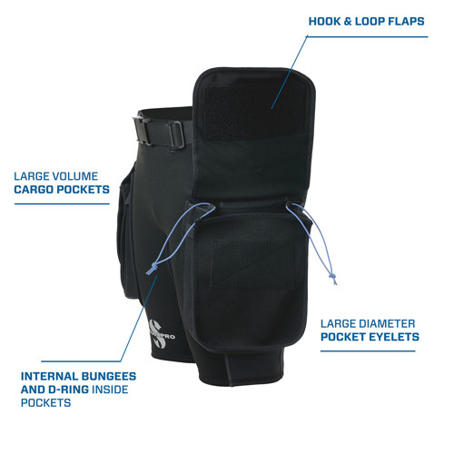 Scubapro 1mm Hybrid Men's Cargo Shorts - Scuba
