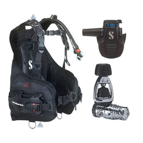 Scubapro Hydros X Men's BCD Package w/Balanced Inflator and MK25/D420 Regulator