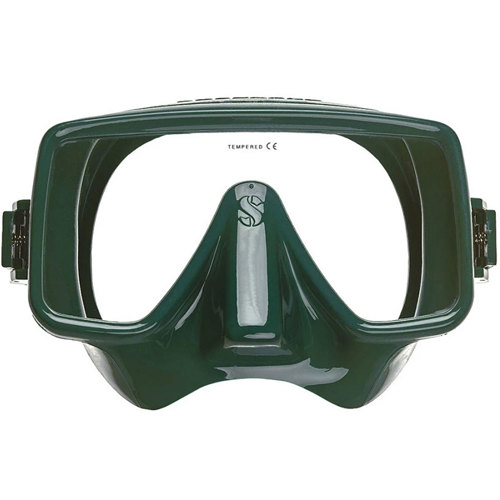 Scubapro Crystal Vu Mask With Side Windows - Black-silver-2