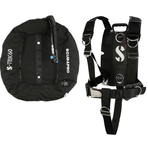Scubapro S Tek Pro System Harness Donut Wing 60 lbs. 27kg Lift 22.249.060