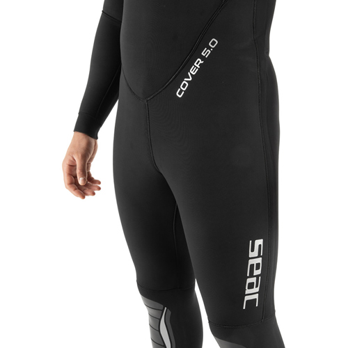 Seac 5mm Cover Men's Back Zip Full Wetsuit