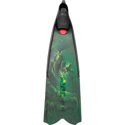 Seac Motus Fins Green 39/40 Open Box