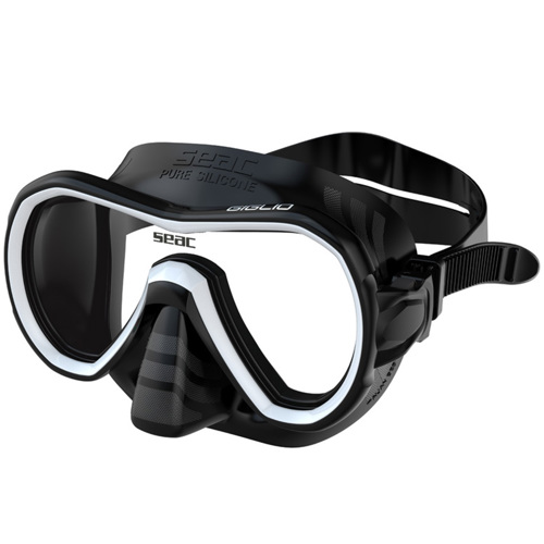 Seac Giglio Snorkeling Masks Black/White