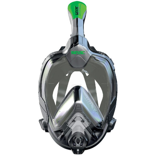 Seac Libera Full-Face Snorkel Mask Black/Lime Large/X-Large