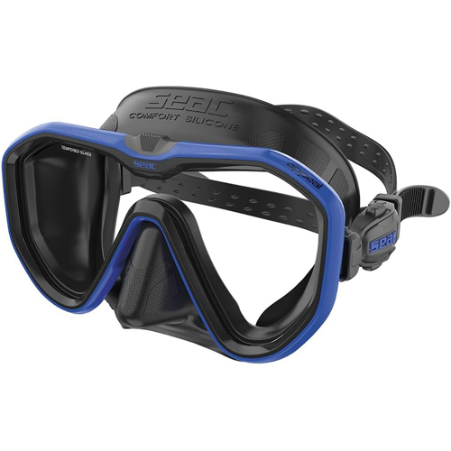 Seac Appeal Dive Mask Black/Blue Asian Clear