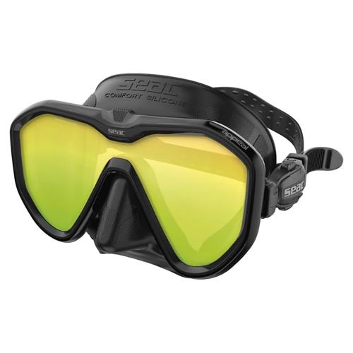 Seac Appeal Dive Mask Black Asian Mirrored