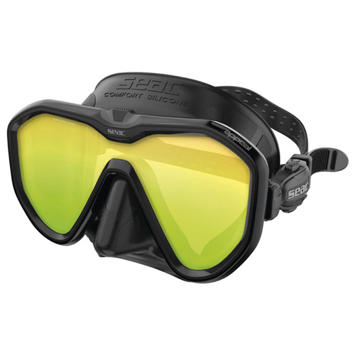 Seac Appeal Dive Mask Black Standard Mirrored