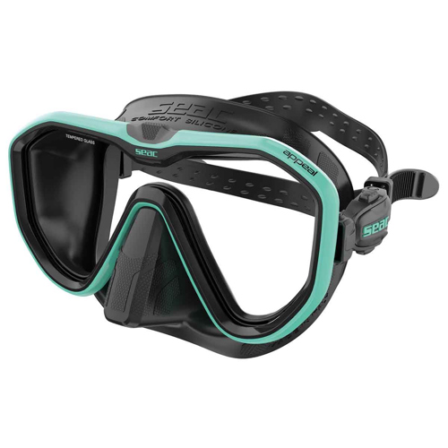Seac Appeal Dive Mask Black/Tiffany Standard Clear