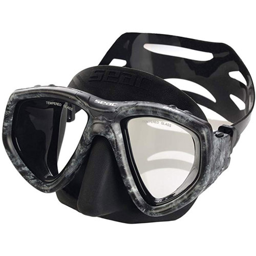 Scuba Blue Isla Low volume Free Dive Blue Silicone Mask with Box 