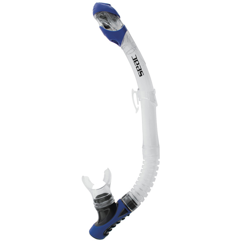 Seac Reverse Dry Snorkel with Dry Top Clear/Blue