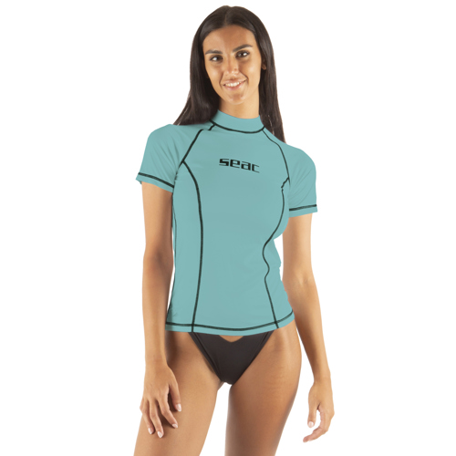 Seac T-Sun Women's Short Sleeve Rashguard Tiffany Large