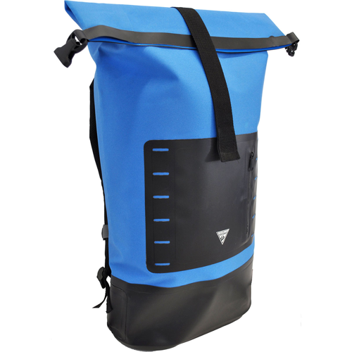 Seattle Sport Interurban Dry Backpack, Black/Blue 098702 Scuba