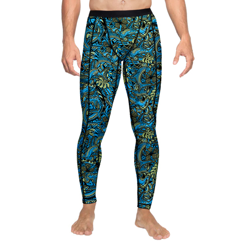 Spacefish Army Hammerhead Hibiscus Men's Pants XX-Large