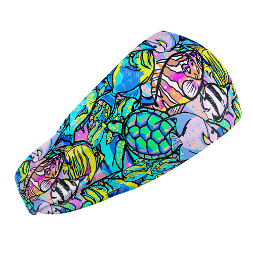 Spacefish Army Neon Fish Frenzy Headband