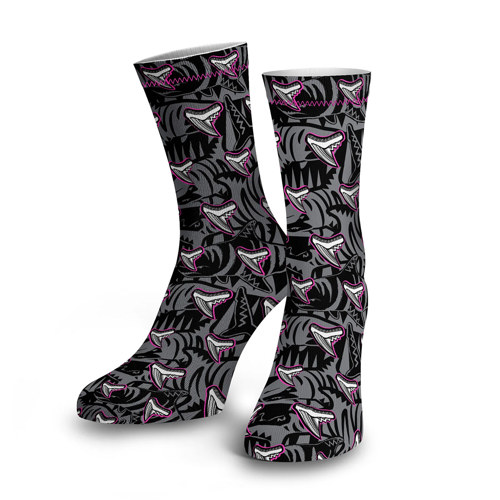 Spacefish Army Tiger Shark Socks