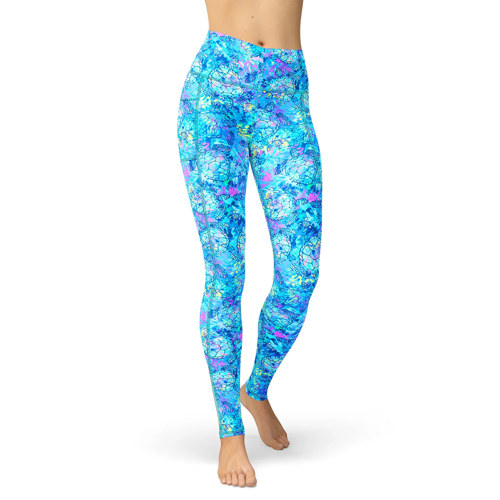 Spacefish Army Turtle Tie Dye Women's Leggings