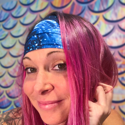 Spacefish Army Eco-Friendly Whale Shark Wonderland Scuba Head Band