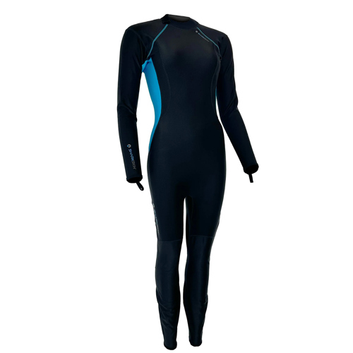 Sharkskin Chillproof Women's Full Suit 10 Black/Blue