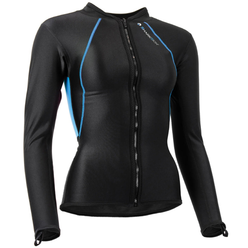 Sharkskin Chillproof Women's Front Zip Long Sleeve Top