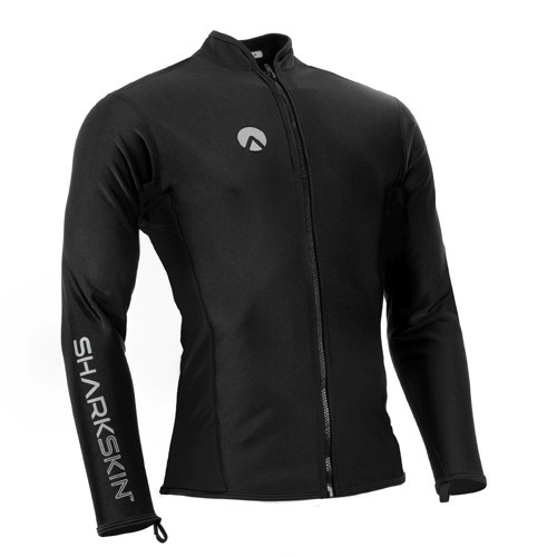 Sharkskin Chillproof Long Sleeve Full Zip Top for Men 5X-Large Black