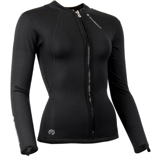 Sharkskin Women's Titanium Chillproof Long Sleeve Full Zip 2