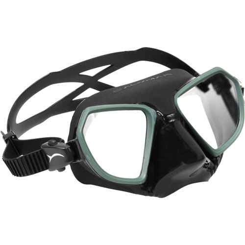 Salvimar Noah Freediving Mask, Black/Green