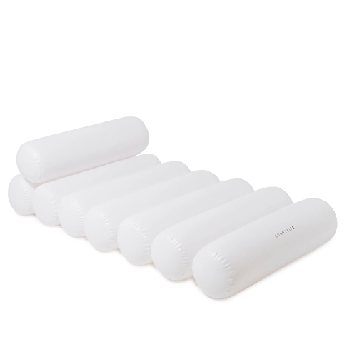 SUNNYLiFE Le Weekend White Luxe Tube Lilo