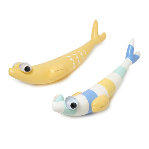 SunnyLife Kids Inflatable Noodle Finn the Fish Multi Set of 2