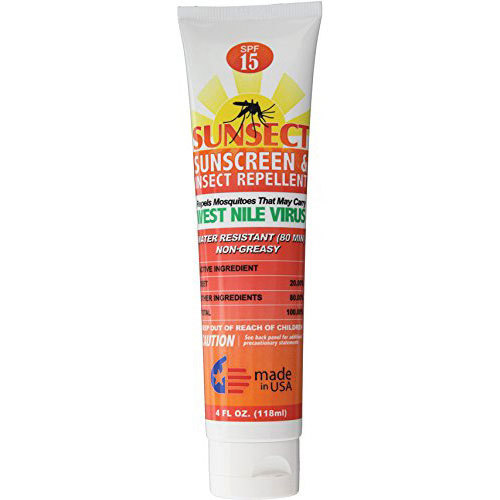 Sunsect Sunscreen & Insect Repellent 4 fl. oz. Tubes 42015 Scuba