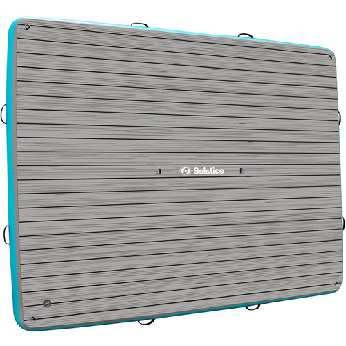 Solstice Inflatable Luxe Tract Dock Gray 10'x8'